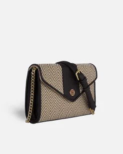Lonbali Bandolera Vichy Beige^ Bolsos Bandolera