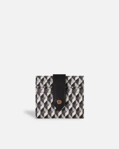 Lonbali Billetera Cuadrada Born B&W Negro^ Carteras Y Monederos