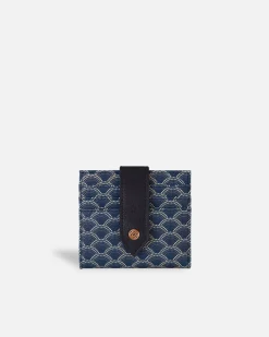 Lonbali Billetera Cuadrada Kubu Azul Marino^ Carteras Y Monederos