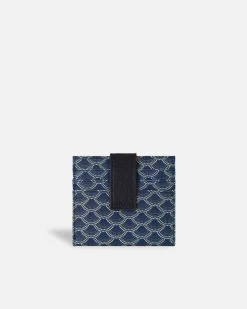 Lonbali Billetera Cuadrada Kubu Azul Marino^ Carteras Y Monederos