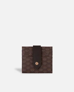 Lonbali Billetera Cuadrada Kubu Marron^ Carteras Y Monederos