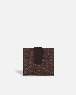 Lonbali Billetera Cuadrada Kubu Marron^ Carteras Y Monederos
