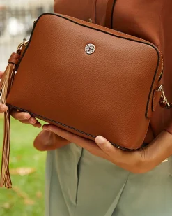 Lonbali Bolso Anvers Conscious Camel^ Bolsos Bandolera