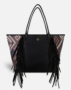 Lonbali Bolso Bonnie Ethnic Negro^ Bolsos Shopper