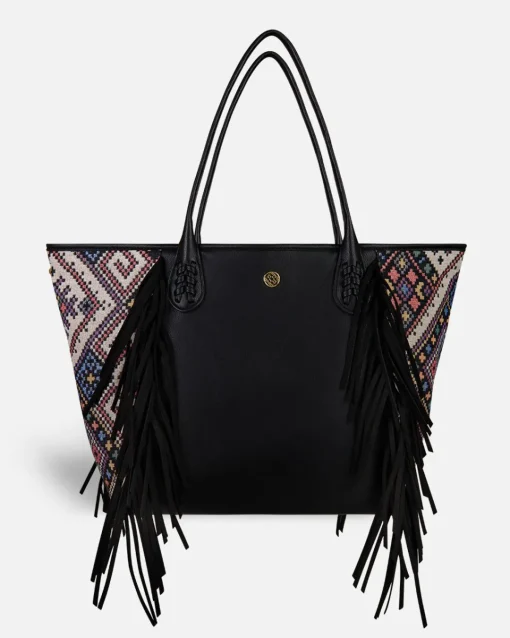 Lonbali Bolso Bonnie Ethnic Negro^ Bolsos Shopper