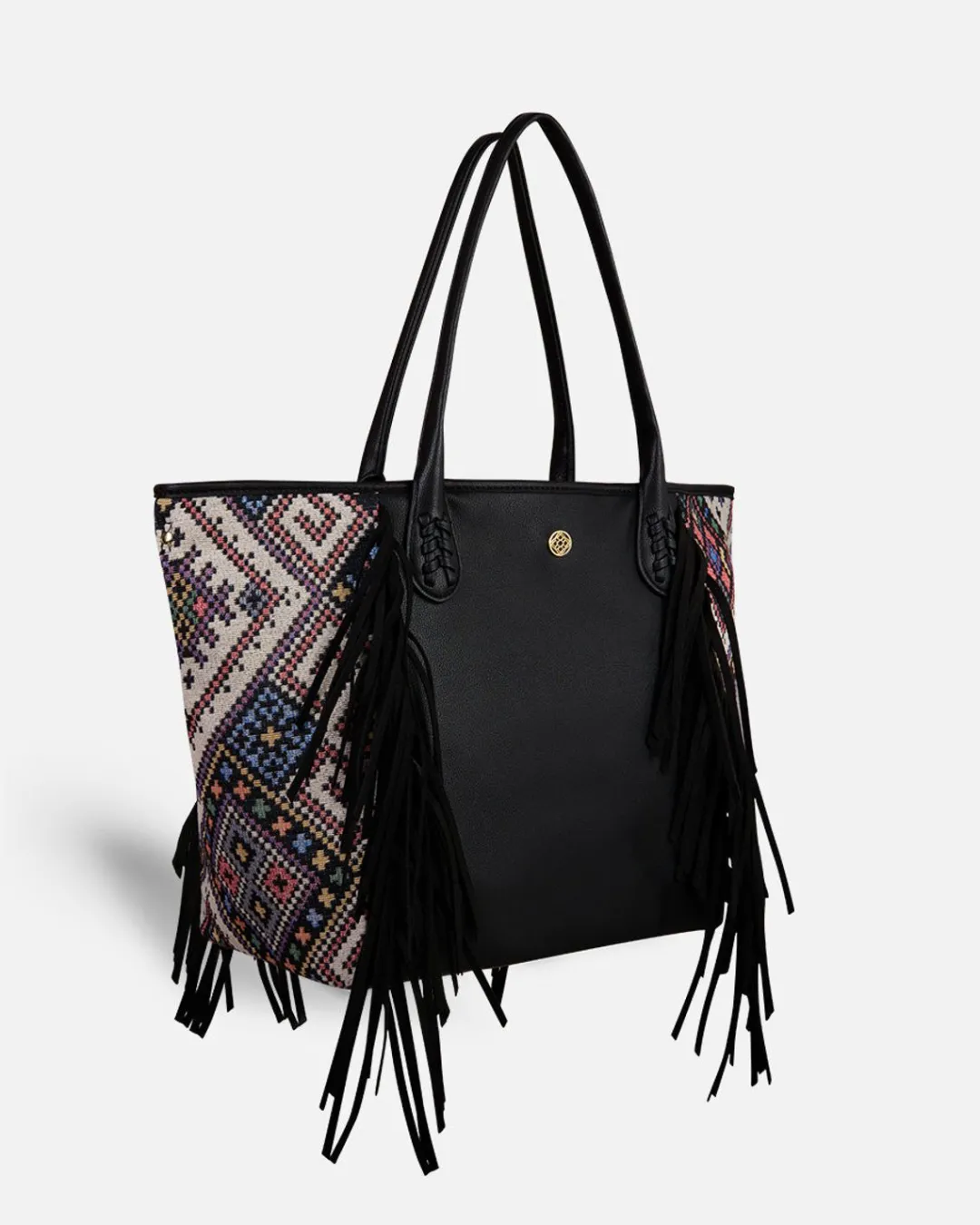 Lonbali Bolso Bonnie Ethnic Negro^ Bolsos Shopper