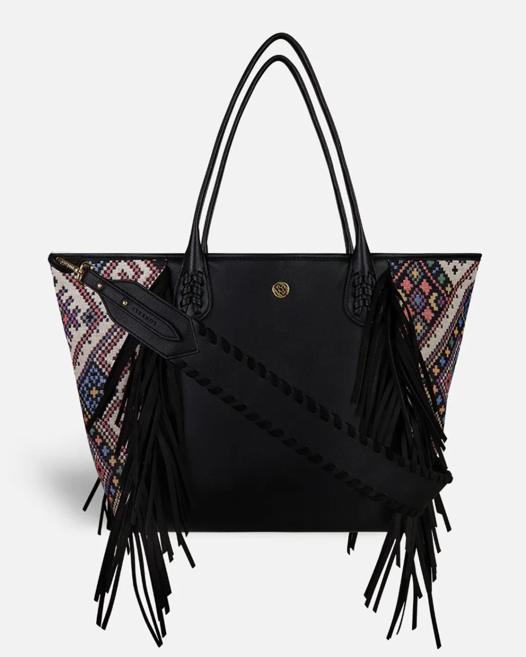 Lonbali Bolso Bonnie Ethnic Negro^ Bolsos Shopper