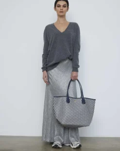Lonbali Bolso Born B&W Navy^ Bolsos Shopper