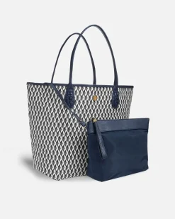 Lonbali Bolso Born B&W Navy^ Bolsos Shopper