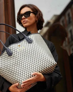 Lonbali Bolso Born B&W Navy^ Bolsos Shopper