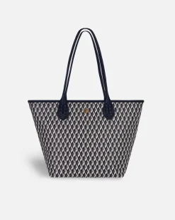 Lonbali Bolso Born Midi B&W Navy^ Bolsos Shopper