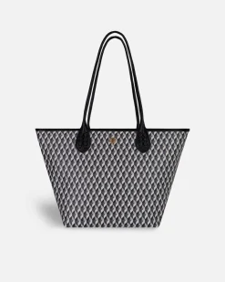 Lonbali Bolso Born Midi B&W Negro^ Bolsos Shopper
