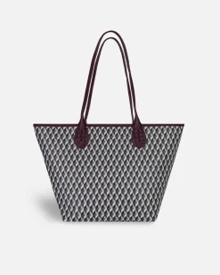 Lonbali Bolso Born Midi B&W Wine^ Bolsos Shopper