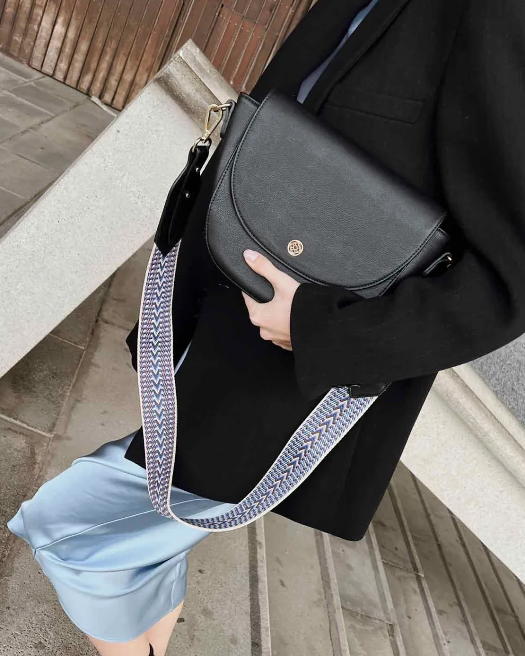 Lonbali Bolso Cadet Conscious Negro^ Bolsos Bandolera