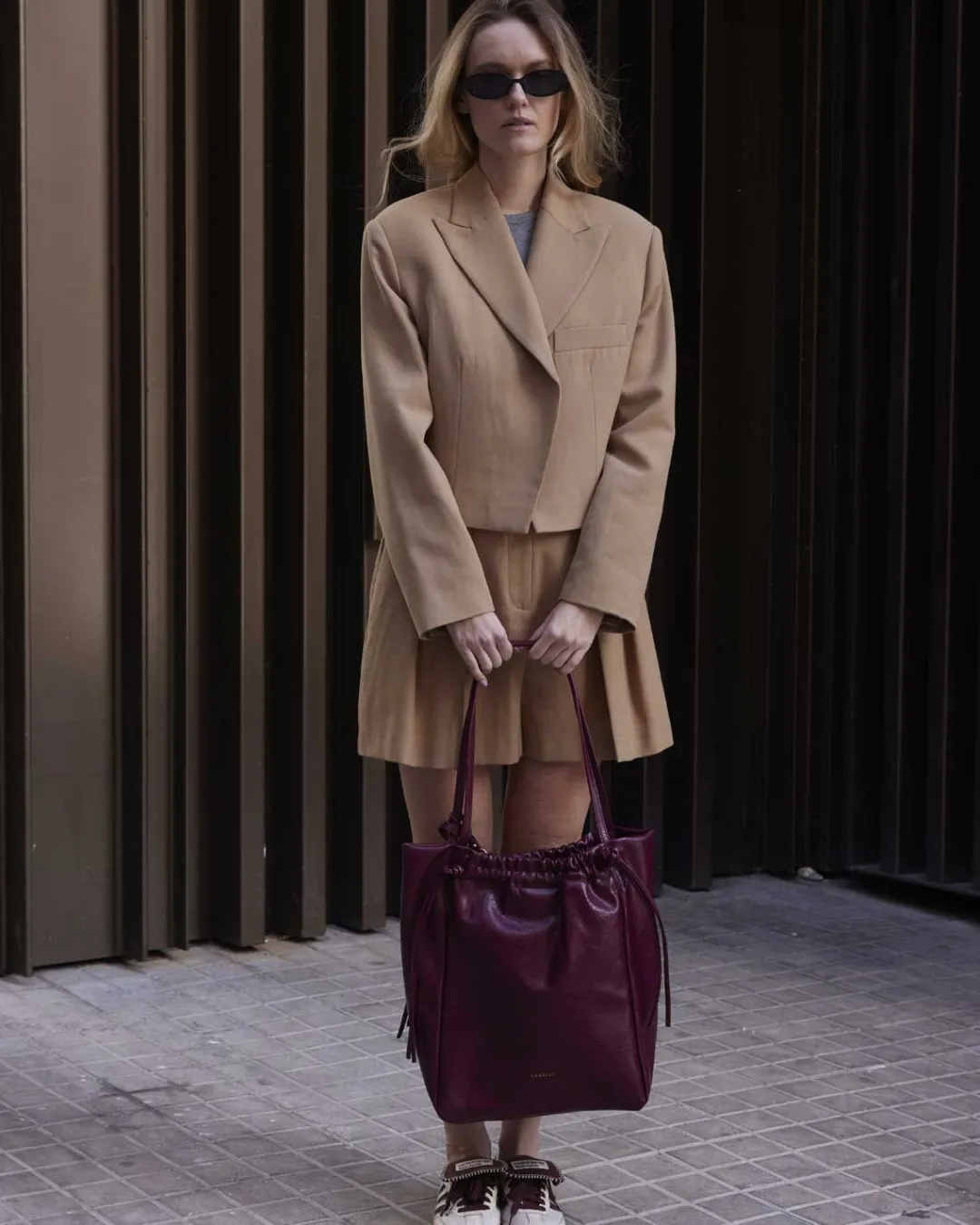 Lonbali Bolso Julias Burdeos^ Bolsos De Hombro