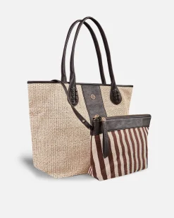 Lonbali Bolso Tulum Marron^ Bolsos Shopper