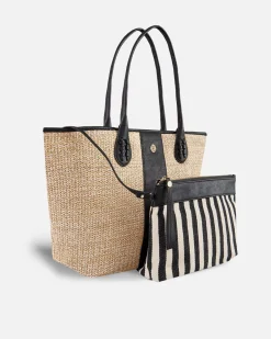 Lonbali Bolso Tulum Negro^ Bolsos Shopper
