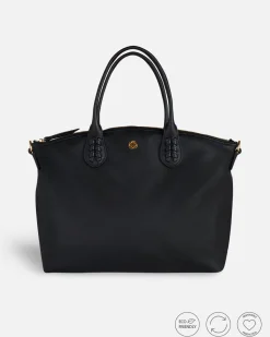 Lonbali Bolso Zip Tote Basic Negro^ Bolsos Bandolera