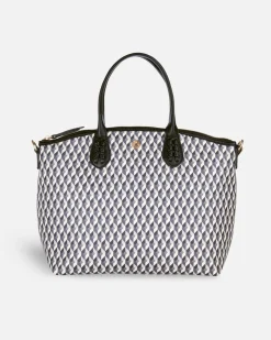 Lonbali Bolso Zip Tote Born B&W Negro^ Bolsos Bandolera