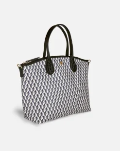 Lonbali Bolso Zip Tote Born B&W Negro^ Bolsos Bandolera