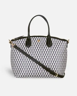Lonbali Bolso Zip Tote Born B&W Negro^ Bolsos Bandolera