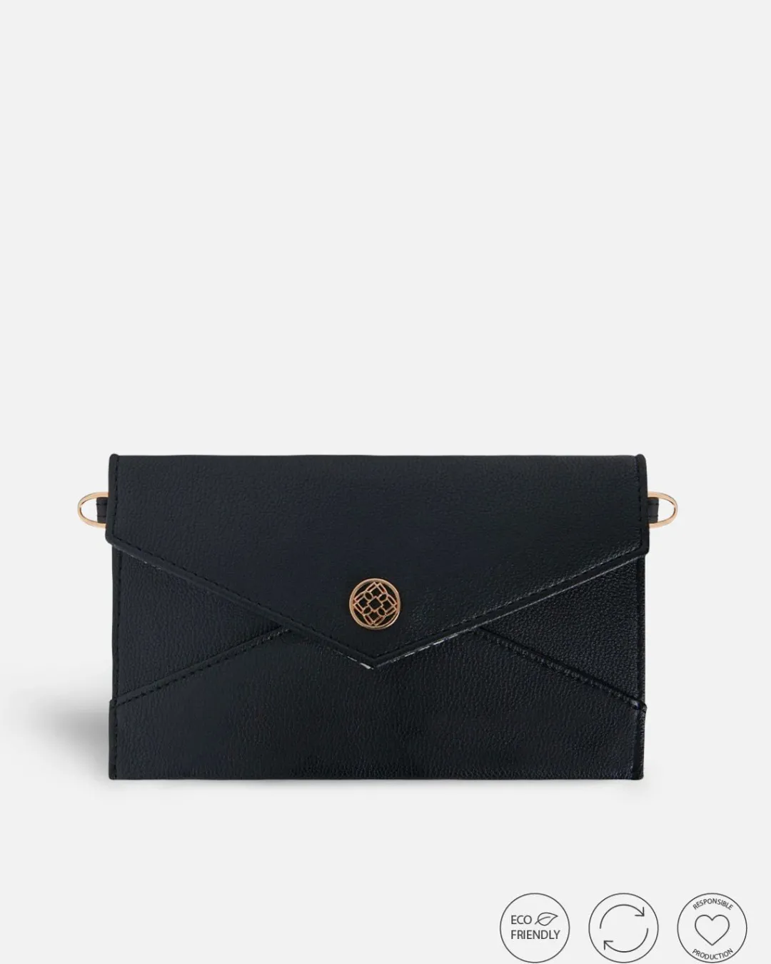 Lonbali Cartera Basic Negro^ Bolsos Bandolera