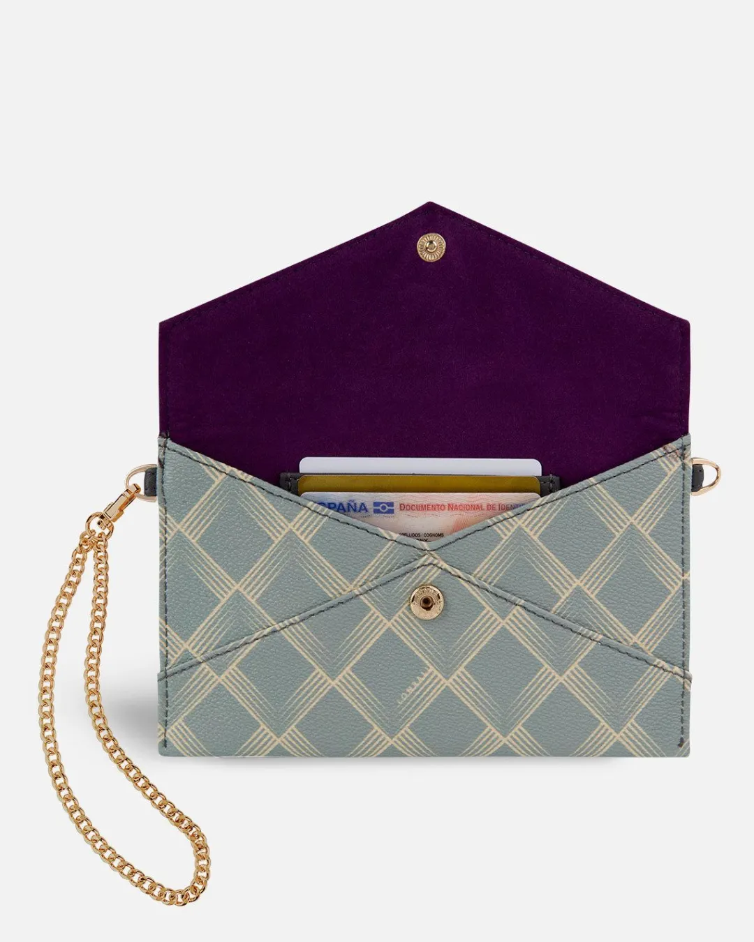 Lonbali Cartera Xl Kensington Gris^ Carteras Y Monederos