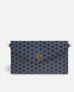 Lonbali Cartera Xxl Kubu Azul Marino^ Bolsos Bandolera