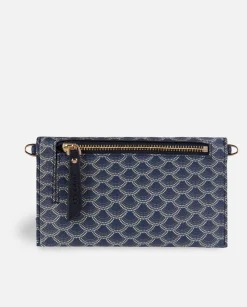 Lonbali Cartera Xxl Kubu Azul Marino^ Bolsos Bandolera