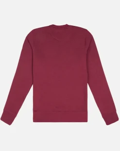 Lonbali Sudadera Escudo Burdeos^Mujer Sudaderas