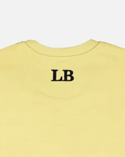 Lonbali Sudadera Happy Amarillo^Mujer Sudaderas