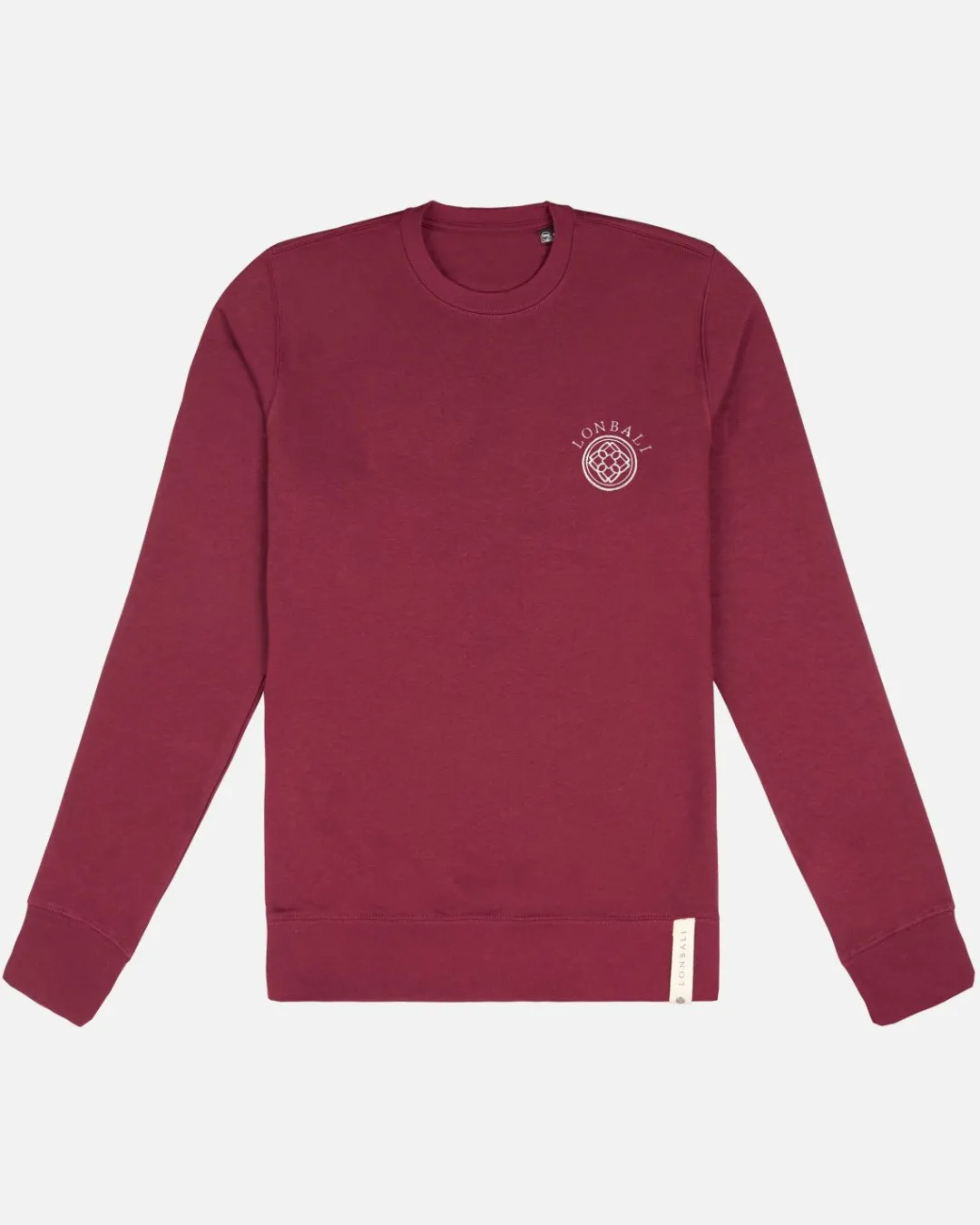 Lonbali Sudadera Logo Burdeos^Mujer Sudaderas