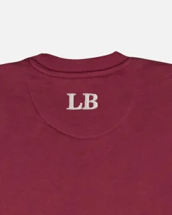 Lonbali Sudadera Logo Burdeos^Mujer Sudaderas