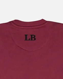 Lonbali Sudadera Logo Burdeos^Mujer Sudaderas