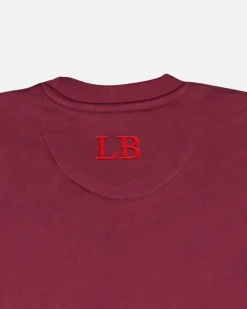 Lonbali Sudadera Logo Burdeos^Mujer Sudaderas