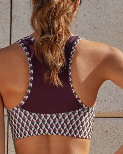 Lonbali Sujetador Deportivo Born Cherry^Mujer Ropa Deportiva